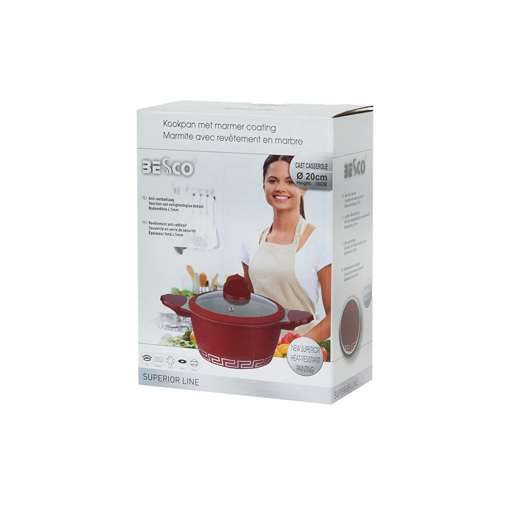 Besco Cast Casserole 20*10  4,5 Mm